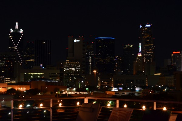 Nightscape from our hotel roof.