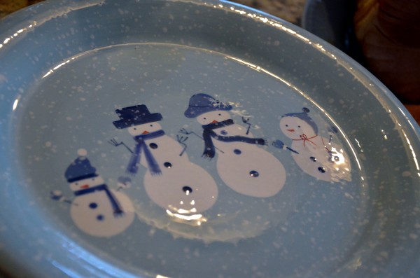 I love my snowman dishes!